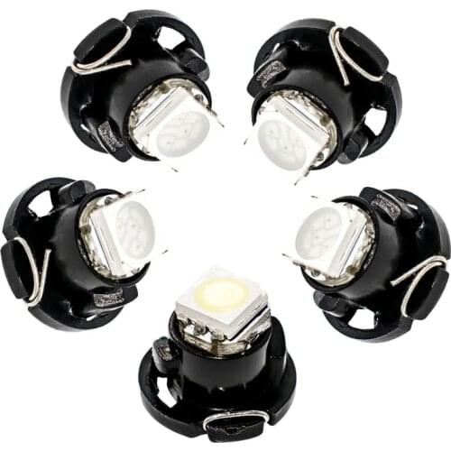 10pcs T4.7 5050 Led Neo Wedge SMD Dashboard Instrument Cluster Light Car Panel Gauge Speedo Dash Bulbs Blue Red Green Yellow 10X