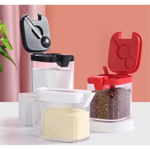 3pcs Spice Rack Self-adhesive Wall Mount Spice Jar Holder Spice Bottles Clips Kitchen Cabinet Hanging Seasoning Bottle Organizer