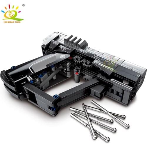 364Pcs Wandering Earth Signal Gun Building Blocks Set DIY Shooting Game Toys for Children Assembled Building Block Gun Model