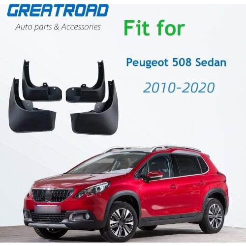 Car Front Rear Mud Flaps Fender Splash Guards Mudguards for Peugeot 508 sedan 508SW 2010 11 12 13 14 -2020 Mudflaps Accessories