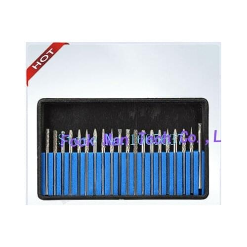 Free Shipping Head 2.34mm x Shaft 2.34 mm Tungsten Carbide Burs Set Jewelry Tools Goldsmith Tools 20pcs / box