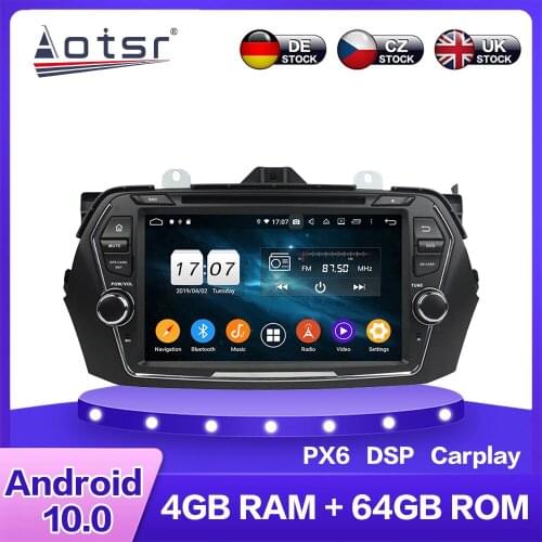 For Suzuki S-Cross SX4 2014 -2017 Android 10 Car Multimedia DVD Player 64GB Auto GPS Navigation Stereo radio DSP Carplay WIFI BT