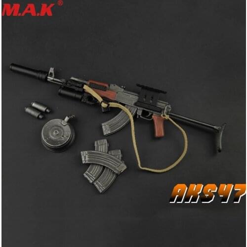 ZYTOYS 1/6 Scale AK47 Gun Weapon Model Toy ZY2008 Fit 12'' Action Figure