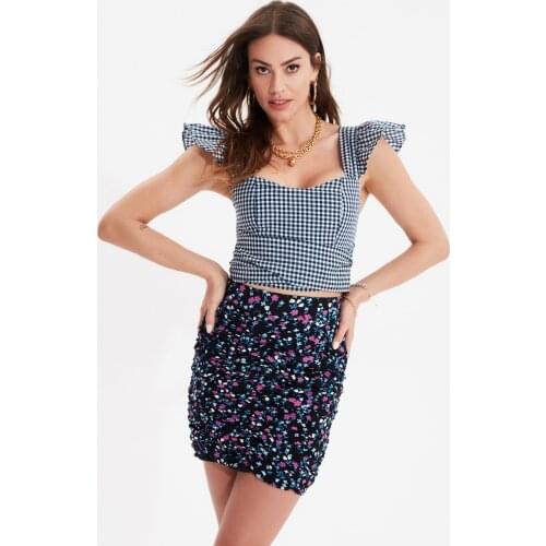 Trendyol Crop Top Blouse TWOSS20BZ0706