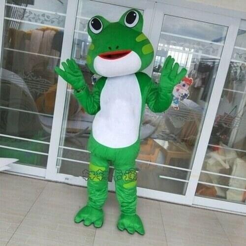 New Happy Carnival Mascot Halloween Frog Cosplay Performance Costume Adult Use Birthday Party Advertising Parade Set
