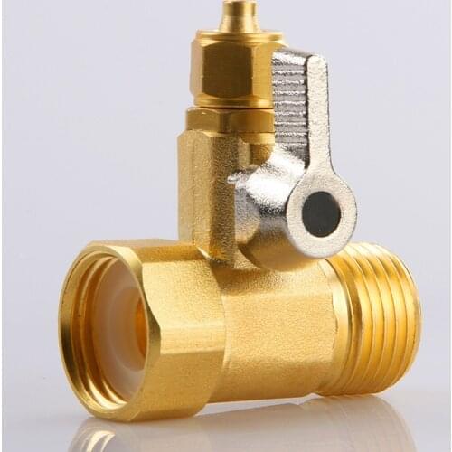 Mayitr Feed Water Adapter 1/2" To 1/4" Faucet Water Filter Ball Valve Reverse Osmosis System Valve Tap For Home Hardware