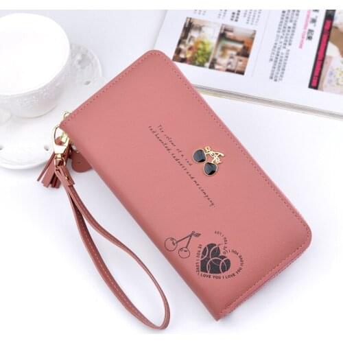 MONNET CAUTHY Newest Long Wallets PU Zipper High Capacity Multifunction Multi-card slot Purse Casual Practical Ladies Wallet