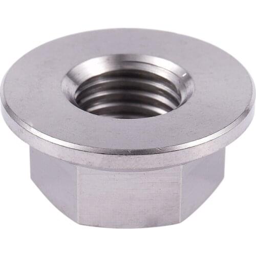 New M10 x 1.25 mm TC4 titanium Ti flanged nut for screws SCREW-fastener