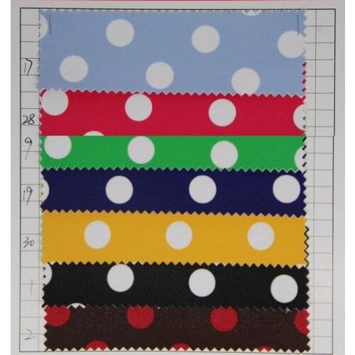 New wholesale dot pattern PU leather material quality synthetic leather fabric