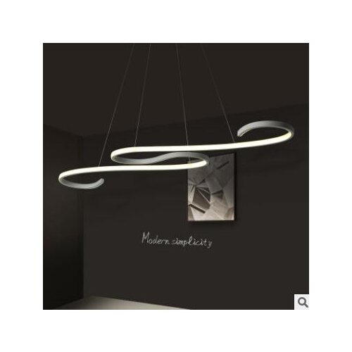 Post-modern restaurant chandeliers creative personality simple LED bedroom lamps Nordic industrial bar dining room chandeliers