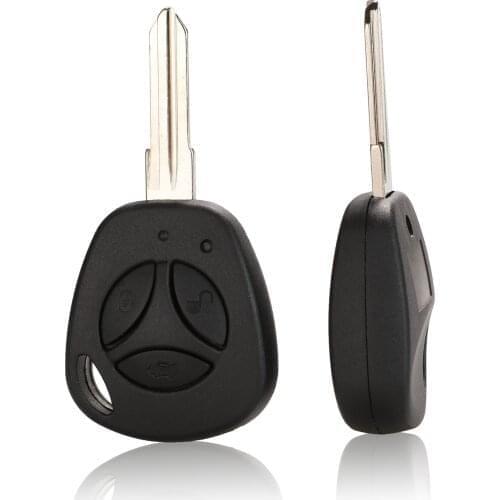 Kutery 3 Buttons Replacement Remote Car Key Shell Case Fob For Lada priora kalina granta Vesta
