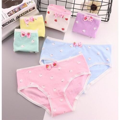 2pcs/lot Cotton panties women pattern cotton underwear women gril briefs lingerie ladies underpants cartoon female wholesale