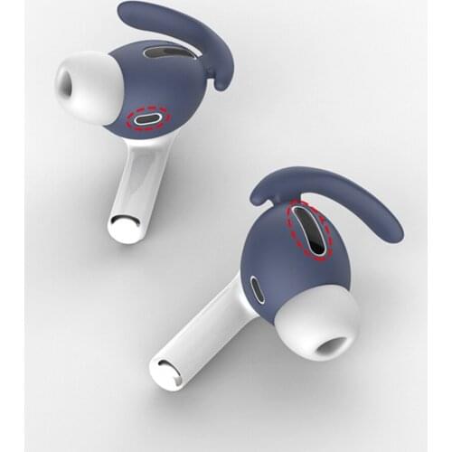 1/3Pairs Soft Silicone Earbuds Headphone Earpods Cover Eartip Ear Wings Hook Cap for Airpods Pro Bluetooth Earphone Case