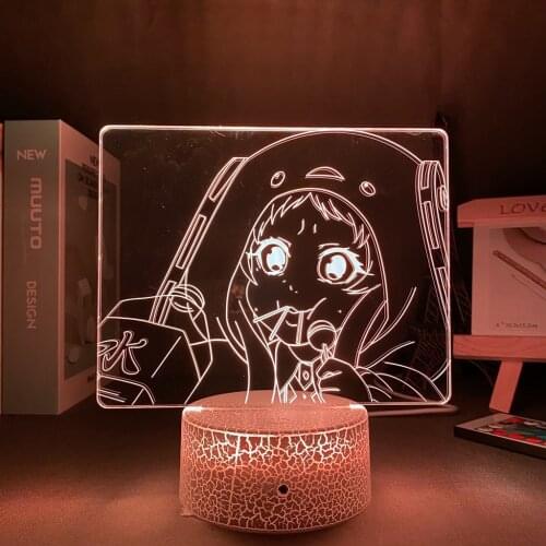 3D Lamp Anime Kakegurui Compulsive Gambler Runa Yomozuki for Bedroom Decorative Night Light Kids Room Manga Kakegurui