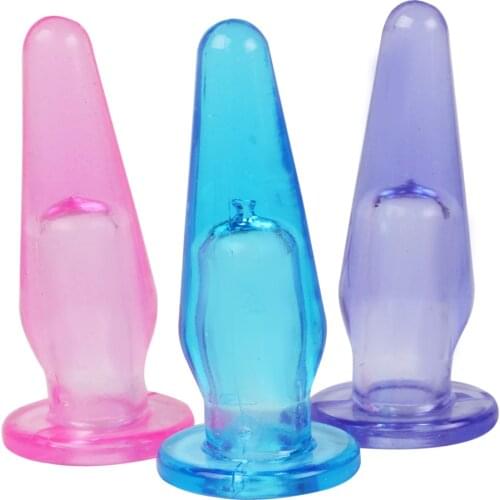 Finger Butt Plug Gay Prostate Massager Soft Jelly Sex Products Sex Toys for Men Woman Anal Plug Prostata Massage