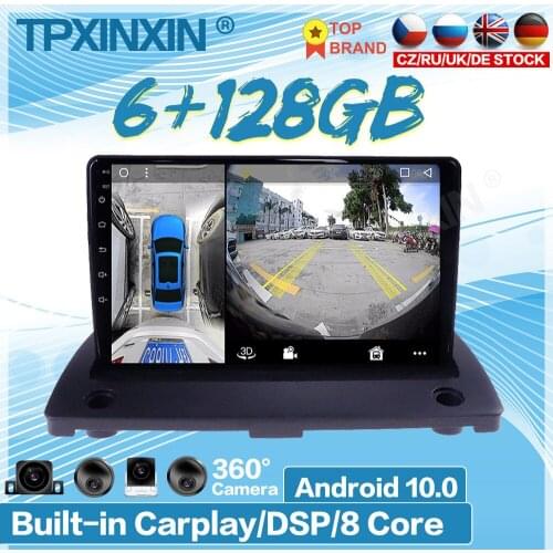 6GB+128GB For Volvo XC90 2004-2014 360 HD Auto Surround View Camera Car Multimedia Player Stereo Radio GPS Navigation Panoramic