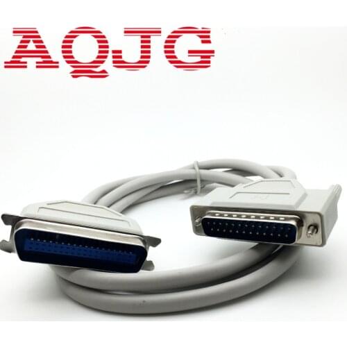 Data Printer Cable 2.5m Printer Data Cable for Computer Connecting Laser printer DB25 Stitch to CN36 Stitch 1.35m