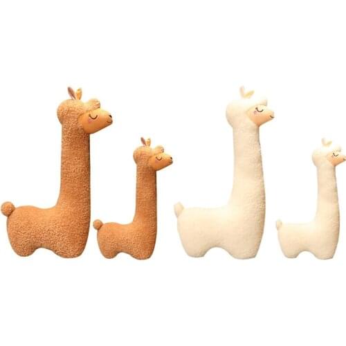 Kawaii Alpaca Plush Toy Soft Stuffed Cute Alpacasso Sheep Llama Animal Dolls for Kids Girls Gifts