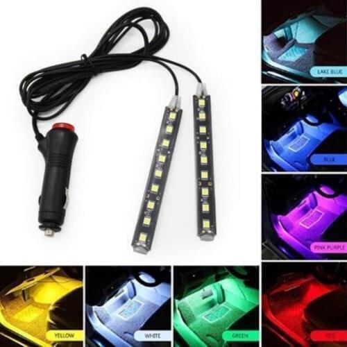 New LED Car Foot Light Ambient Lamp Interior Decorative Lights for Seat Ibiza Leon Toledo Arosa Alhambra Exeo Supercopa Mii Alte
