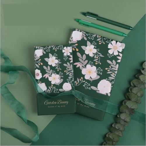 New Cute A5 A6PU Leather Flower Schedule Book Diary Weekly Planner Notebook School Office Supplies Kawaii Stationery Girl Gift