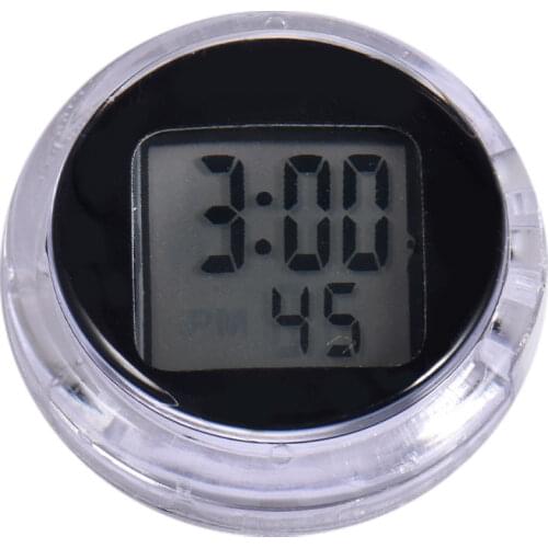 New Mini Motorcycle Clocks Watch Waterproof Stick-On Motorbike Mount Watch Moto Digital Clock With Stopwatch