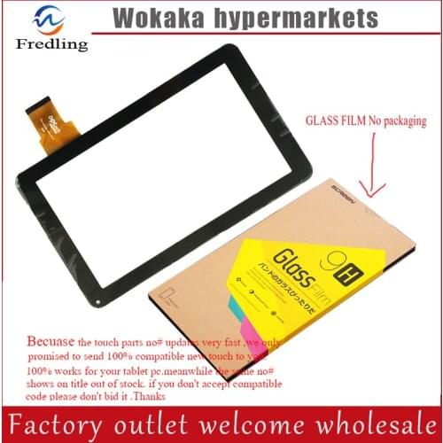 Tempered glass protector film+ 9" inch Tablet PC touch screen panel Digitizer Glass Sensor Replacement 300-N3849M-A00-V1.0 MHS