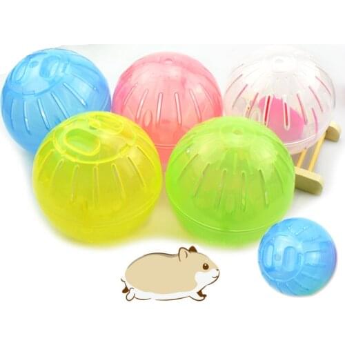 Hamster Plastic Wheel Ball Sport Ball Running Wheel Small Animal Exercise Fitness Rolling Ball Windmills Hedgehog Accessories