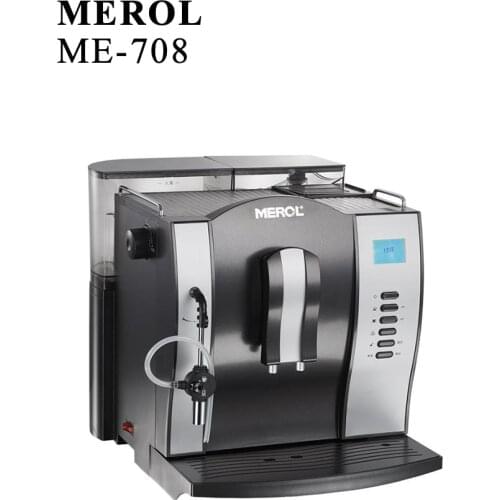 MEROL ME-708 Fully automatic homeuse 19Bar Double boiler Self cleaning Automatic milking bubble decontamination Coffee machine