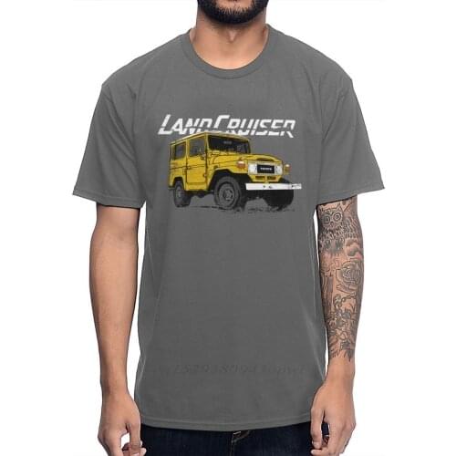 Casual Man FJ40 Land Cruiser T Shirt Man Popular Streetwear 100% Cotton Tee Shirt Summer Leisure Camiseta