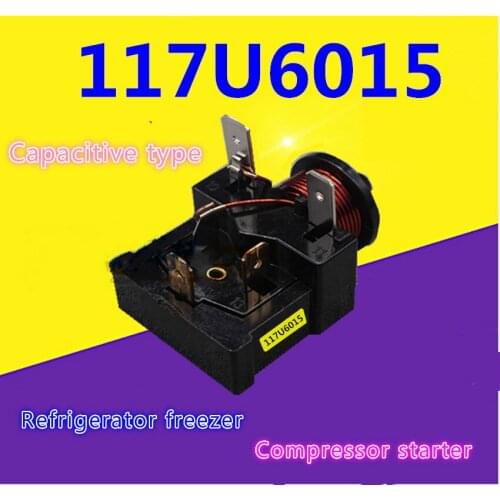 Brand new original refrigerator freezer compressor starter 117U6015 display cabinet weight overload overheat protector 220V