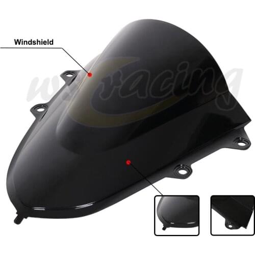 Motorcycle ABS Plastics WindScreen Windshield Wind Screen For YAMAHA R15 V3 2017 2018 2019 2020