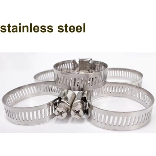 Stainless Steel Clamps Pipe 250-600Mm Powerful American-style Throat Clamps Pipe Clamps Water Pipe Bracket Clasp