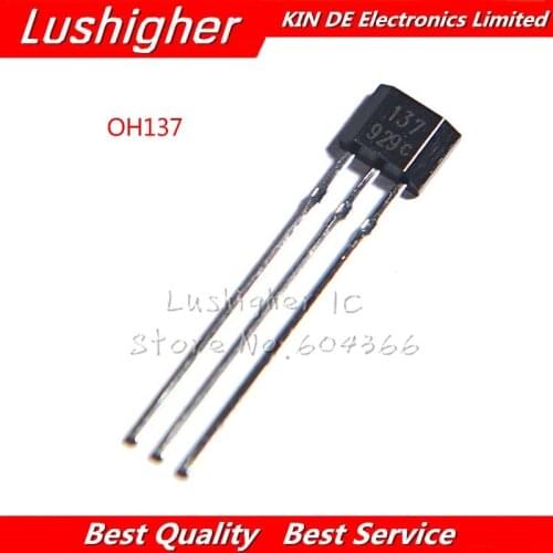 50pcs OH137 0H137 TO-92S Hall Effect Sensor
