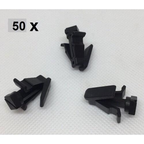 50x Plastic Trim Clips- For Radiator Grilles, Front Grill clips on some For Nissans 01553-03831 / 62318-01W00