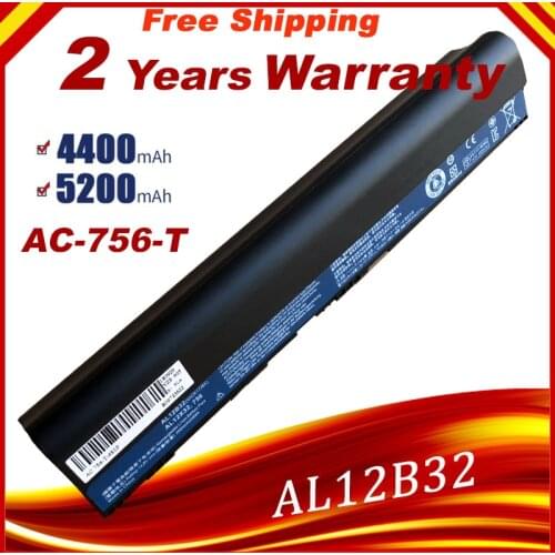 HSW Laptop Battery For Acer Aspire One 710 756 V5-171 AL12B31 AL12B32 FOR ACER Aspire One V5-171 Series