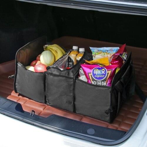 Car Accessory Collapsible Car Trunk Boot Organizer Box Foldable Storage Holder Bag Travel Tidy Box Cargo Storage Stowing Tidying