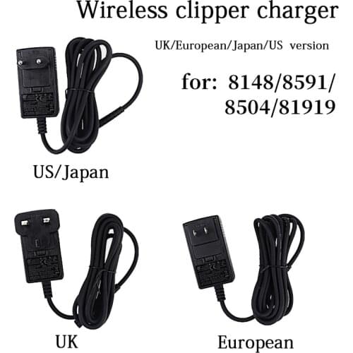Barbershop EU/UK/US/Japan plug wireless hair clipper fast charger clipper power adapter, suitable for WAHL haircut tools