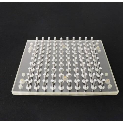 S-187 holes 6-piece set ABS capsule filling board/capsule filling device/Manual Capsule filling machine