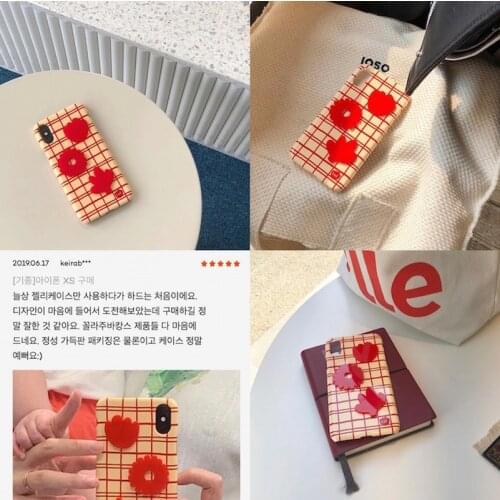 Designer cute flower shape resin slices mobile phone case hairpin earrings DIY accessories