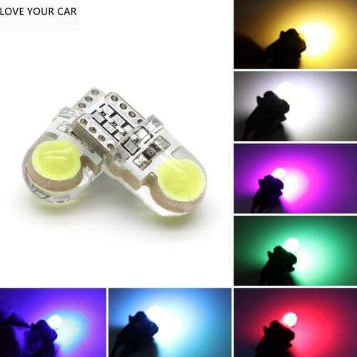 EBay Explosive COB W5W T10 Width Display Car LED Indoor Reading Light Silicone Short T10
