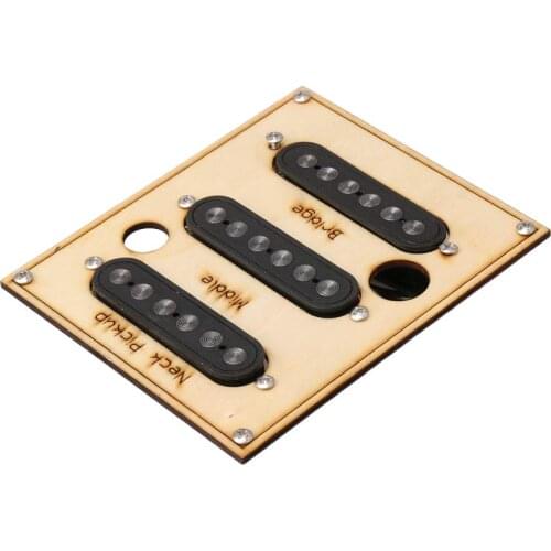 Electric Guitar SSS Single-Coil Sound Pickups Set Guitar Create Accessory Pack of 3