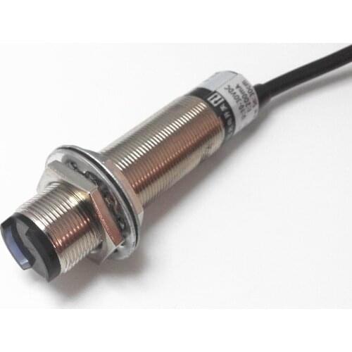 Inductive Switch Photoelectric Switch Electric Eye Light Diffuse Reflection BMM18-C301NA Metal Shell NPN Normally Open