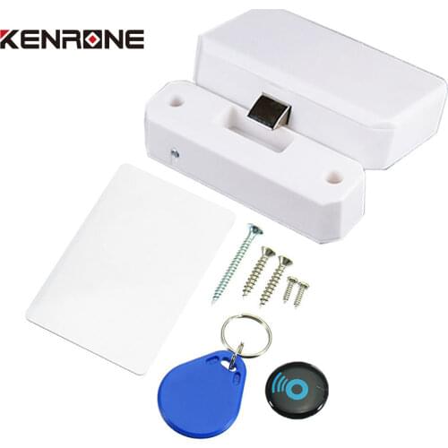 Invisible Drawer Lock RFID Card Lock Free Of Opening Intelligent Cabinet Lock Customizable HID/ Open Mode