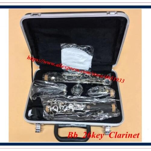 Clarinet - Germany Stype clarinet Bb Key ebonite 26 KEYS - Clarinete - Klarnet