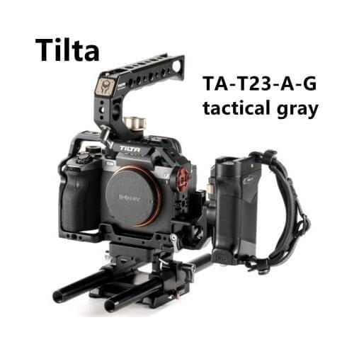 Instock TILTA Sony A1 Cage grey Kit for SONY A7S3/A73/A7R3/A7R4 Half Cage Full Cage Kit Quick Release Plate with Top Handle Grip