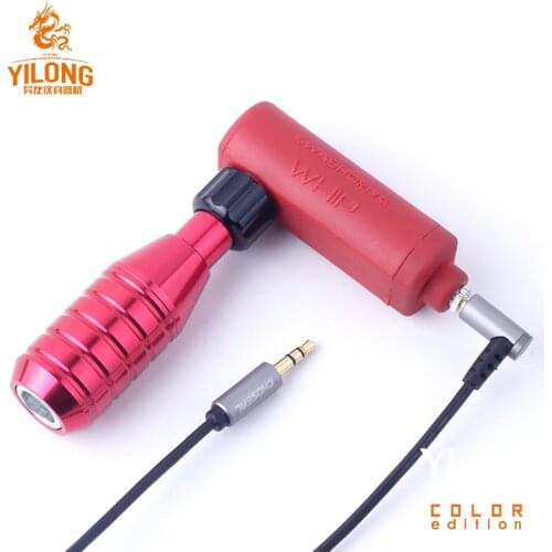 YILONG No Noise Tattoo Machine Aluminum Alloy Lightweight Tattoo Motor Audio Interface Makeup Machine For Body Eyebrow New