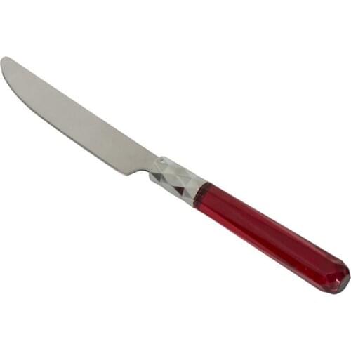 Red Color 6'LI Platinum Knife Set