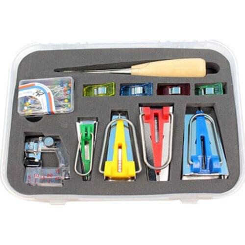 Sewing Accessories Bias Tape Makers 4 Size 25mm 18mm 12mm 6mm Bias Binding Tape Maker Sewing Quilting Hemming Sewing Tools