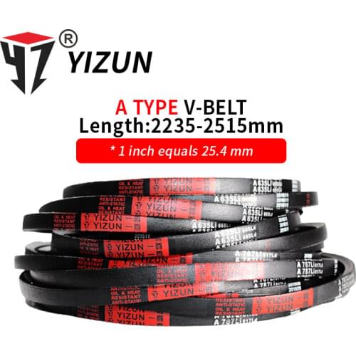 YIZUN A Type A2235~2515mm Hard Wire Rubber Drive Inner Length Girth Industrial Transmission Agricultural Machinery V Belt