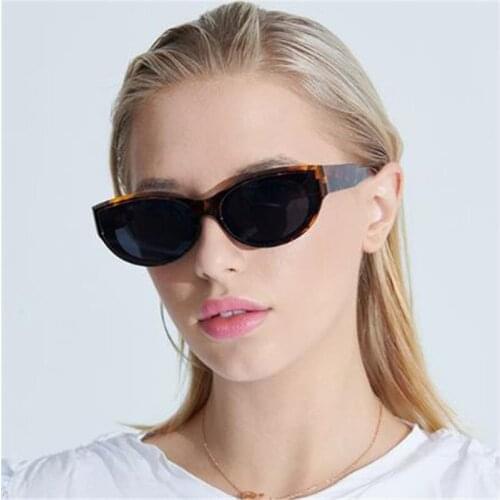Small Oval Sunglasses Women Retro Frame Fashion Sun Glasses Men Hot Solid Eyeglasses Female Gafas Eyewear